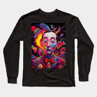 Pee Wee Herman art 8 Long Sleeve T-Shirt